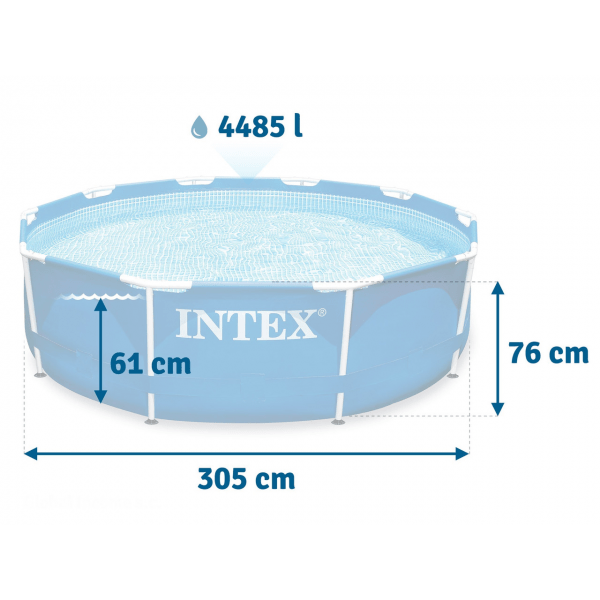 Бассейн каркасный intex frame Каркасный бассейн Intex для дачи