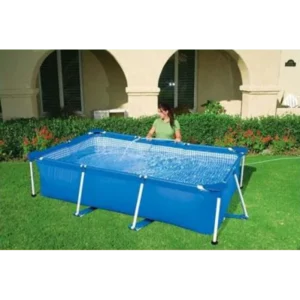 Каркасный прямоугольный бассейн Интекс для дачи 28270 Rectangular Frame Pool 220x150x60